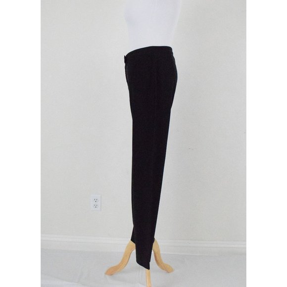 Vintage 90s Black Mid Rise Trousers size 6 | 28 waist‎ - Picture 3 of 10